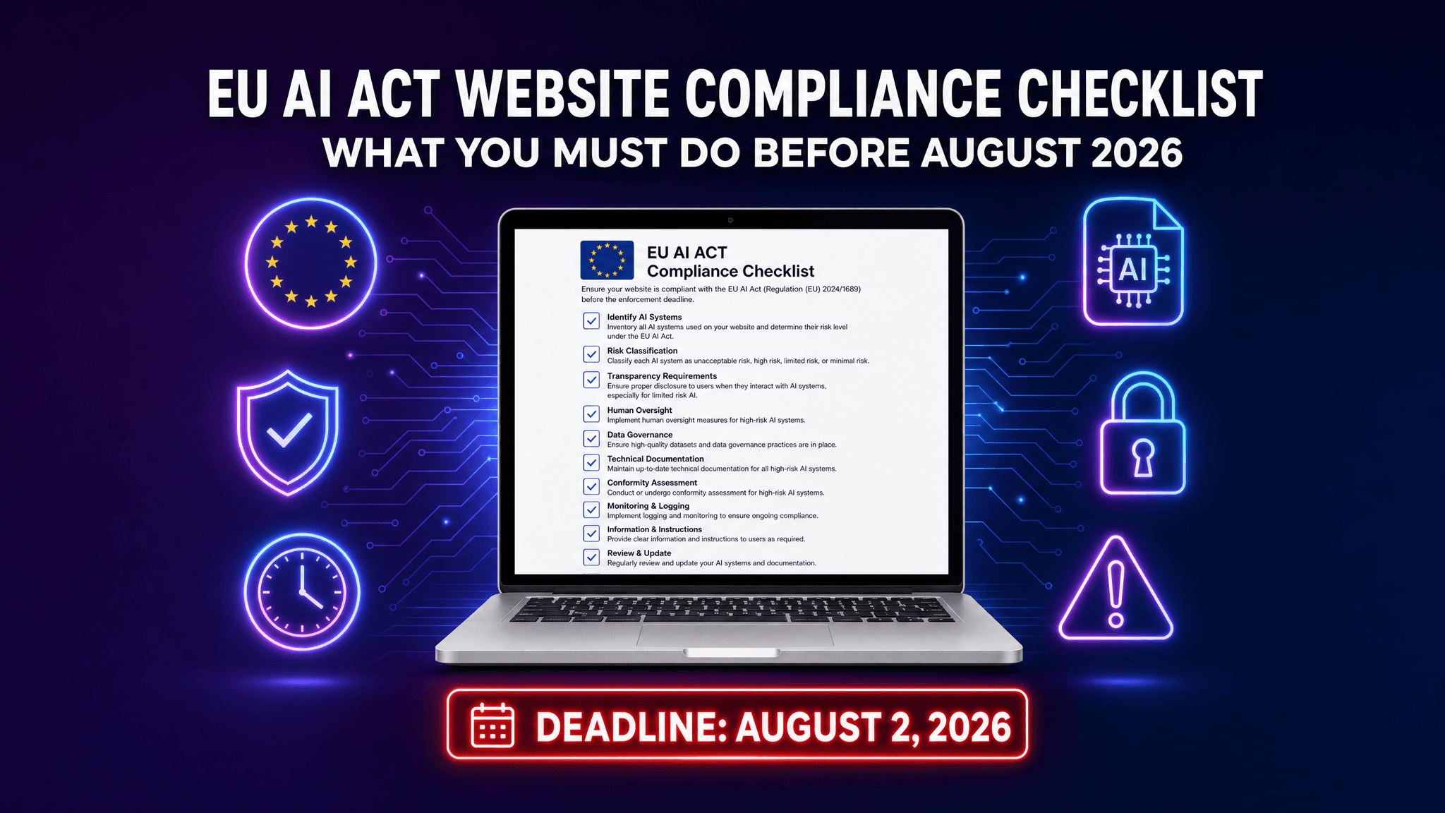EU AI Act Website Compliance Checklist: What You Must Do Before August 2026